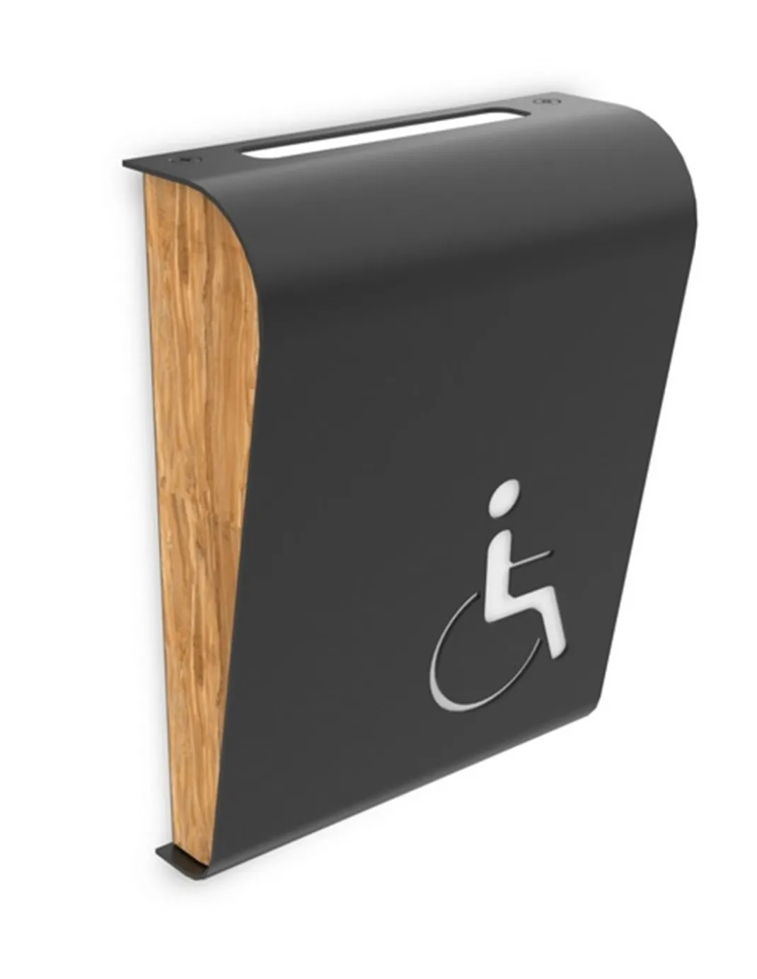 Lámpara señalética Sutil – Pujol – Aplique moderno LED customizable, Lámpara para hoteles