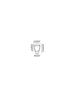 Lámpara sobremuro Wilma - Faro - Lámpara de exterior IP44