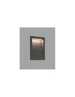 Lámpara Soun - Faro - Lámpara empotrable de pared exterior, LED 6W
