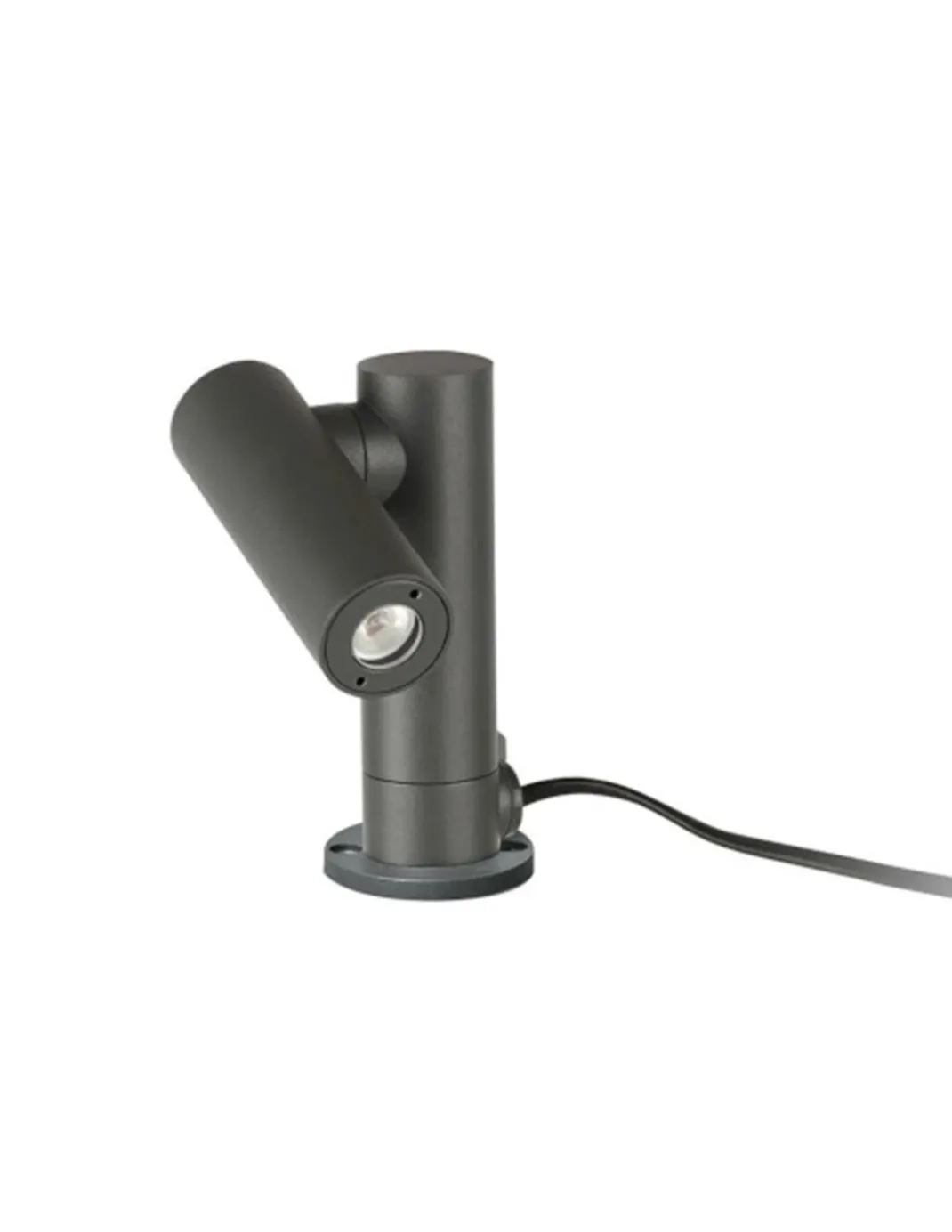 Lámpara Spy 145 - Faro - Lámpara sobremuro y suelo exterior, orientable, IP65, gris oscuro