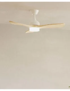 Mini ventilador de techo con luz Calar - FORLIGHT -Ventilador LED pequeño y ultrasilencioso