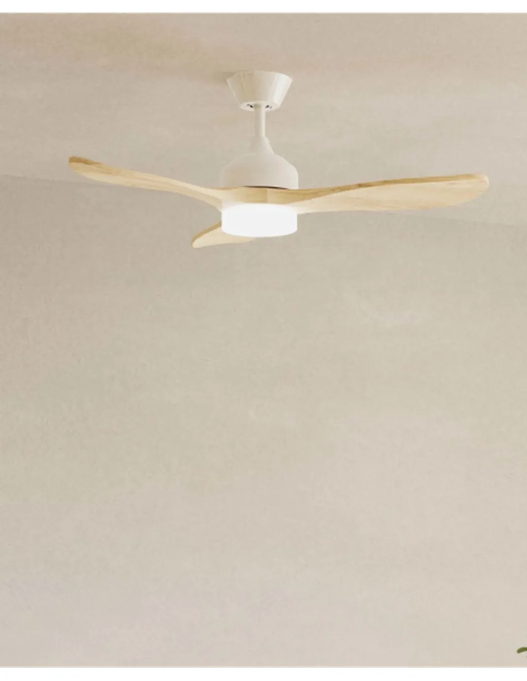Mini ventilador de techo con luz Calar - FORLIGHT -Ventilador LED pequeño y ultrasilencioso