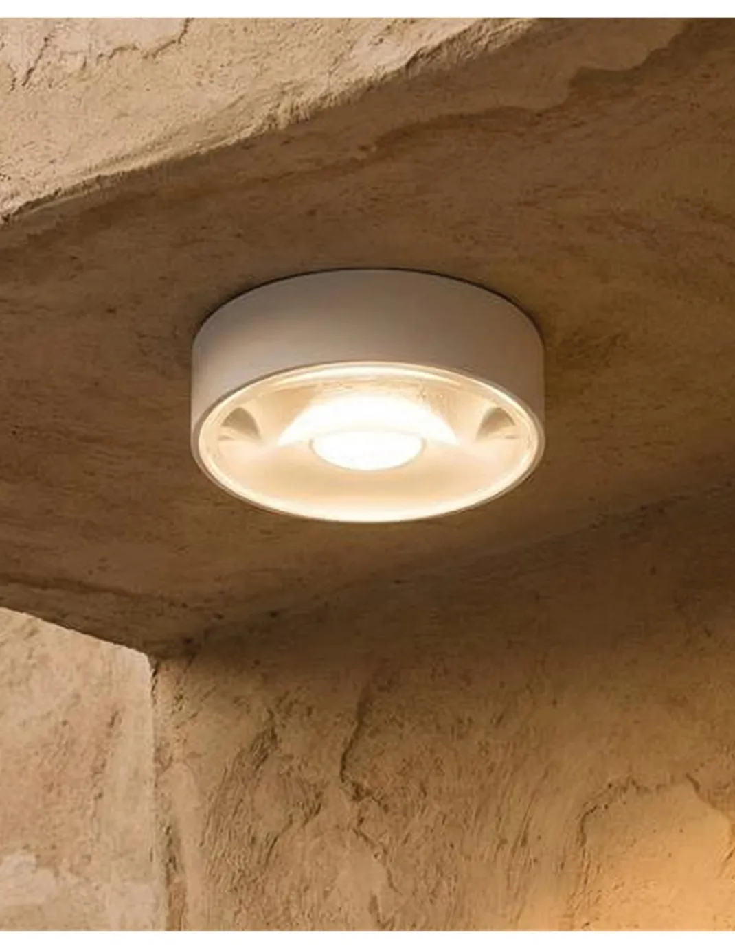 Plafón de exterior Ania - ACB - Lámpara LED redonda para techo IP65