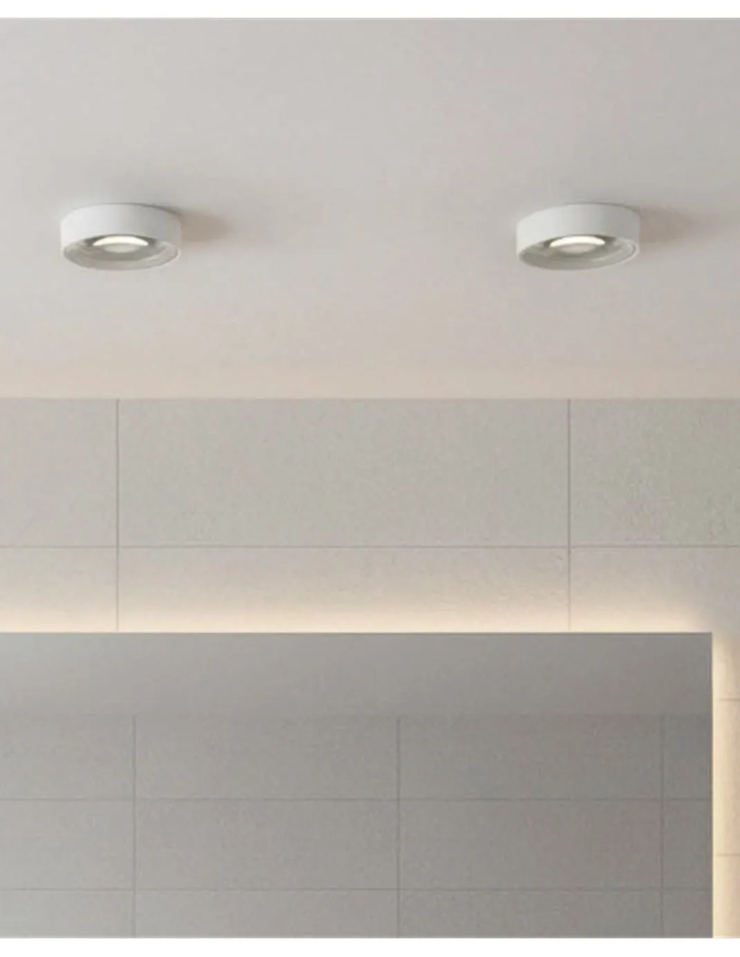 Plafón de exterior Ania - ACB - Lámpara LED redonda para techo IP65