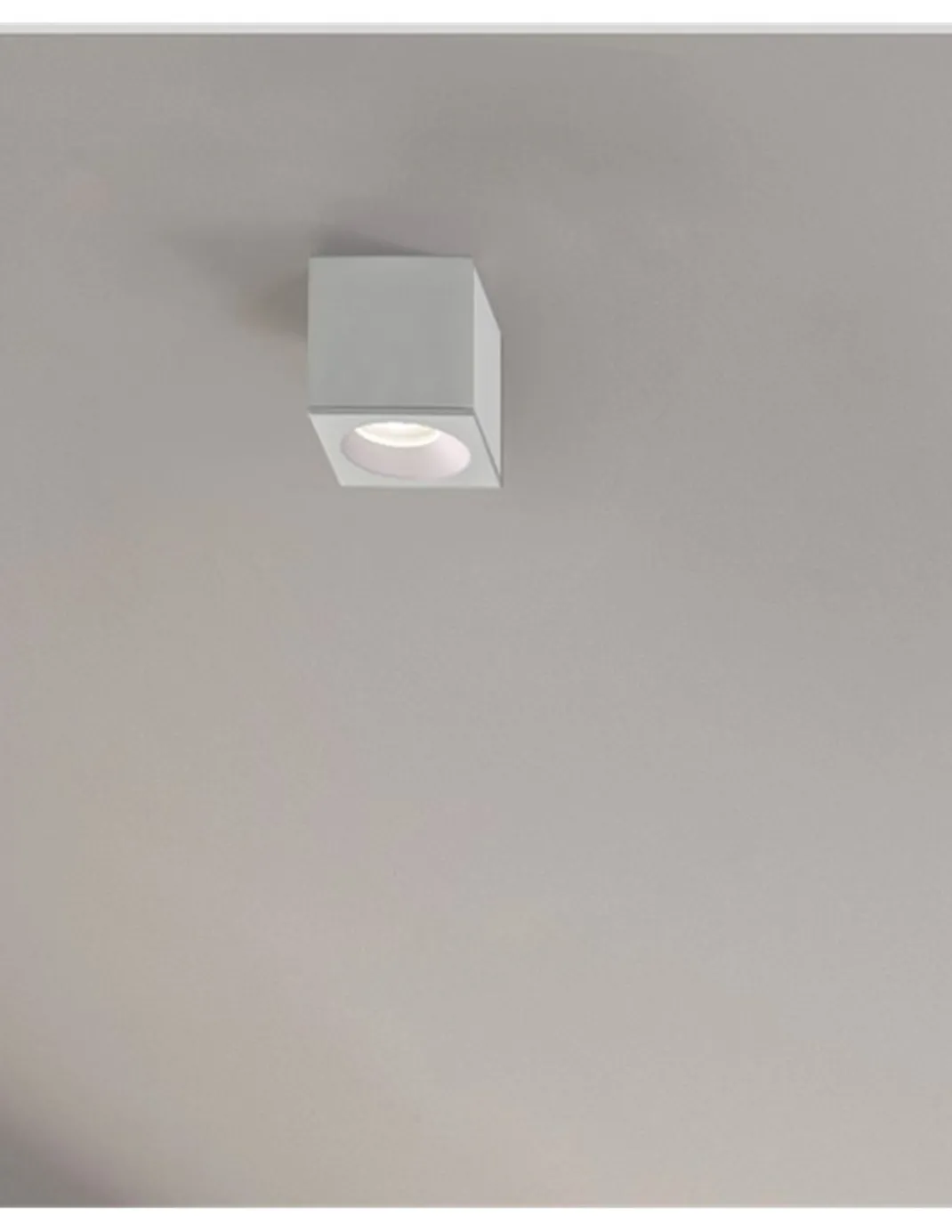 Plafón de exterior Branco - ACB - Foco de superficie cuadrado