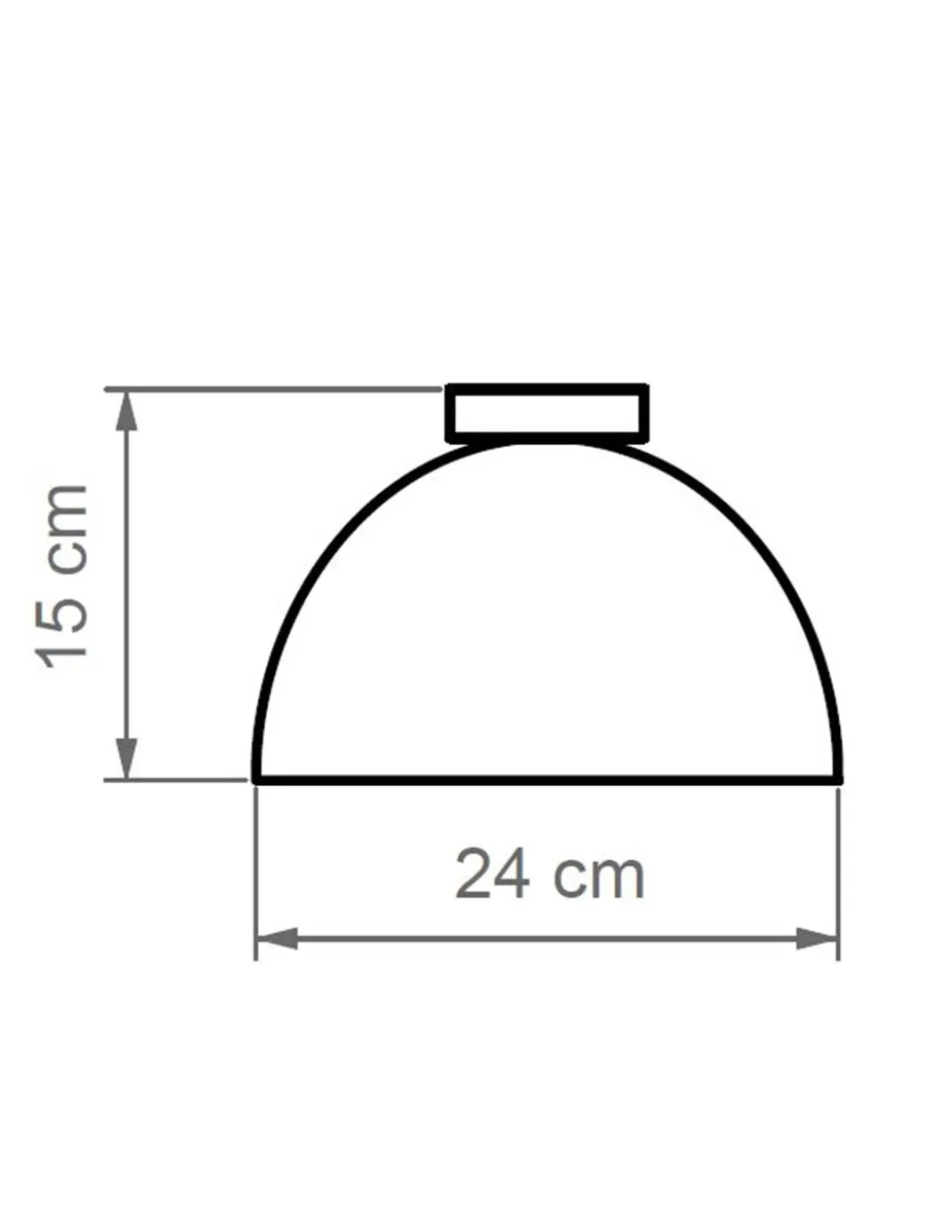 Plafón de techo Absis – Luxcambra – Lámpara de cerámica blanca, Ø 24 cm