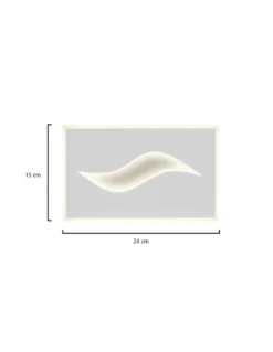 Plafón de techo/Aplique de pared Amir – AJP – Lámpara minimalista LED en blanco o negro