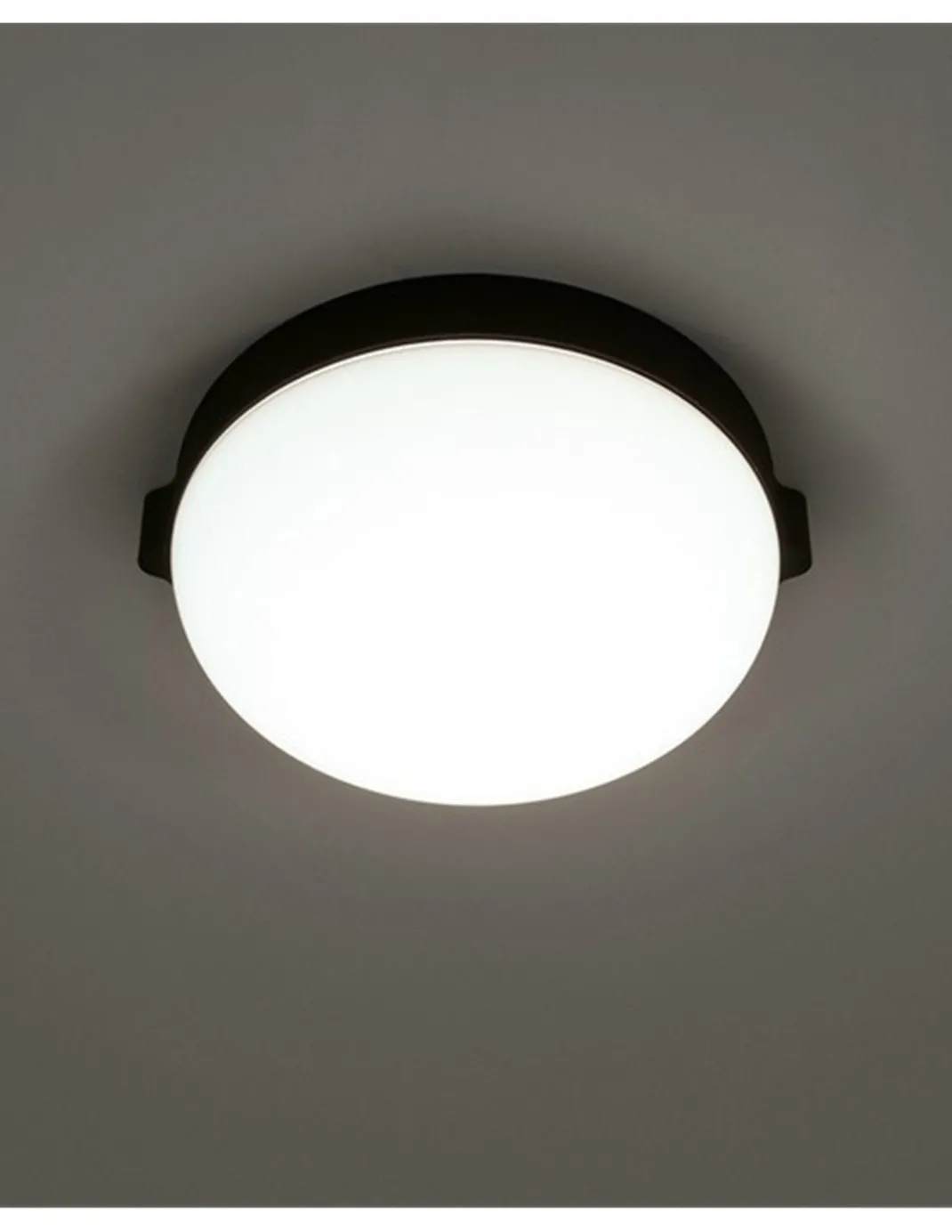 Plafón de techo Beaded C - B.lux - Luminaria circular de vidrio con luz ambiental