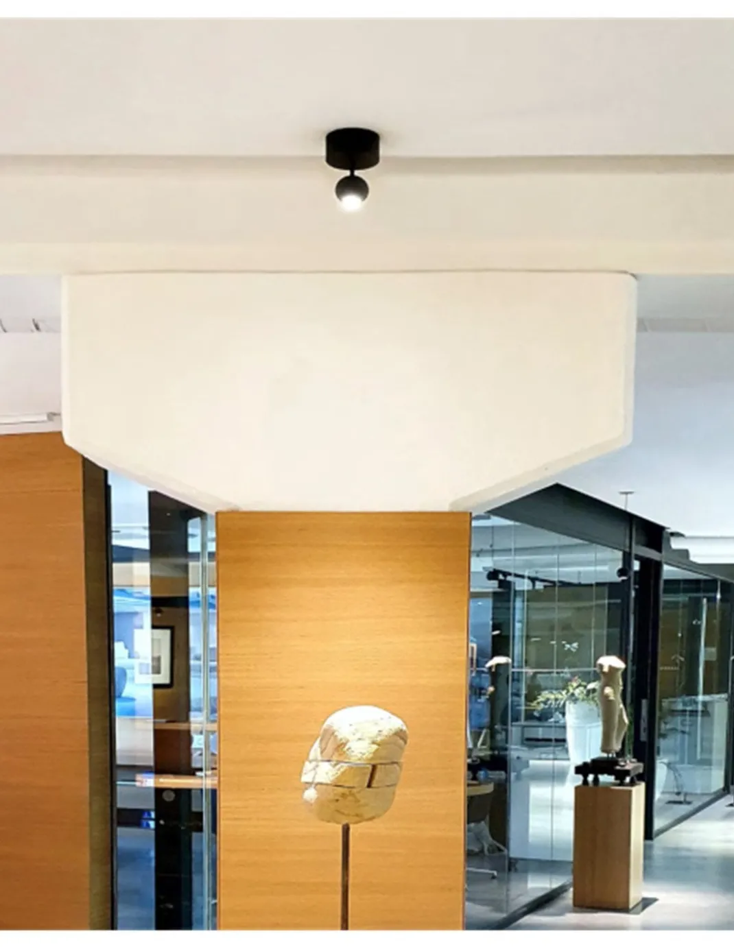 Plafón de techo Bora – Beneito & Faure – Foco de techo LED 2700K, Medidas: Ø 5 cm/ Ø 7 cm