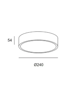 Plafón de techo Caprice – LedsC4 – Lámpara regulable LED, Disponible en 3 tamaños, Altura ajustable