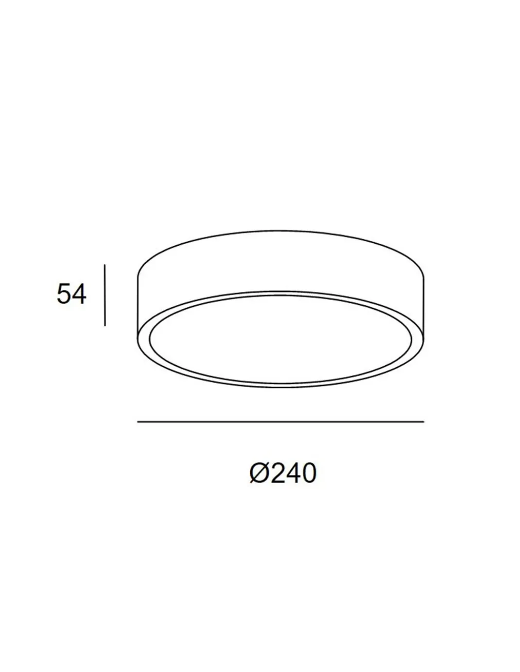 Plafón de techo Caprice – LedsC4 – Lámpara regulable LED, Disponible en 3 tamaños, Altura ajustable