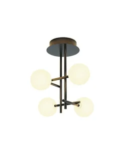 Plafón de techo Cellar – Mantra – Lámpara de techo bola, 4 luces, G4