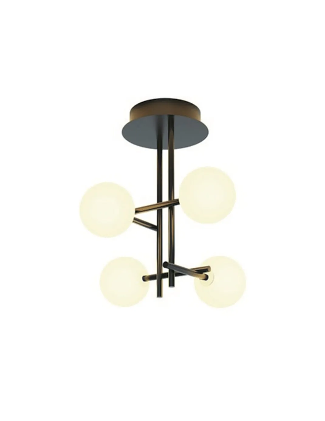 Plafón de techo Cellar – Mantra – Lámpara de techo bola, 4 luces, G4