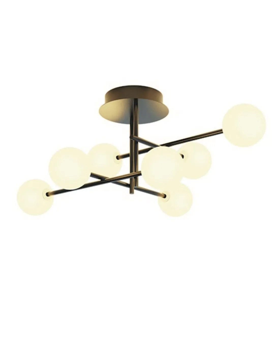 Plafón de techo Cellar – Mantra – Lámpara de techo bola, 7 luces, G4