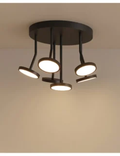 Plafón de techo Corvus - ACB - Lámpara LED decorativa con 6 luces