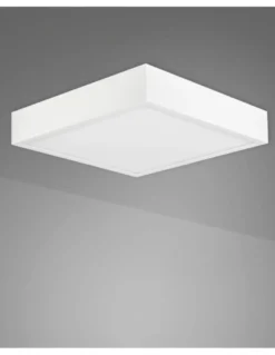 Plafón de techo cuadrado LED Saona - Mantra - Pequeño y fino plafón cuadrado