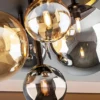 Plafón de techo Dark – Schuller – Lámpara decorativa con 5 tulipas de cristal