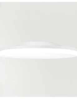 Plafón de techo de exterior Vola - Arkoslight - Diseño redondo blanco LED