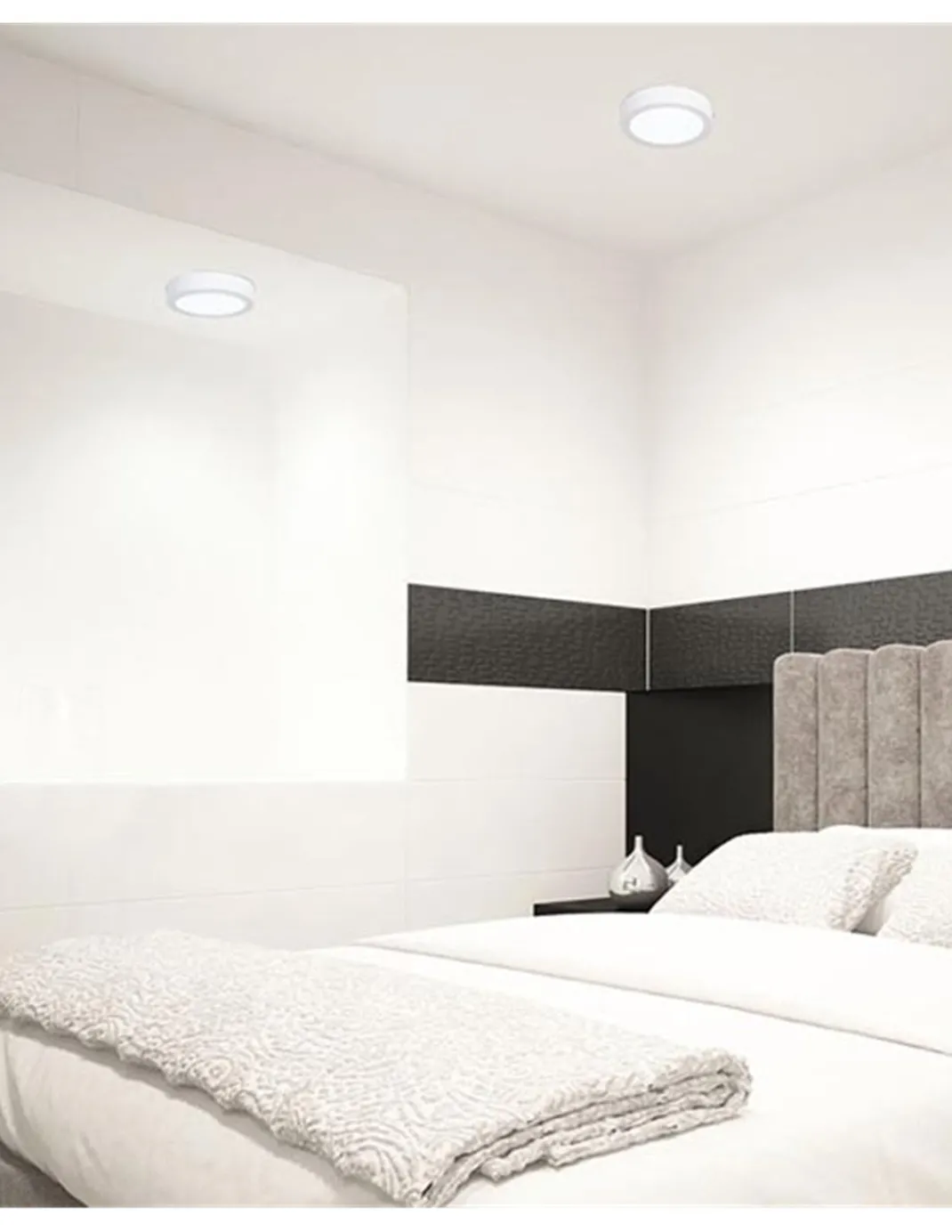 Plafón de techo Easy Surface - FORLIGHT - Pequeño plafón LED redondo extra fino