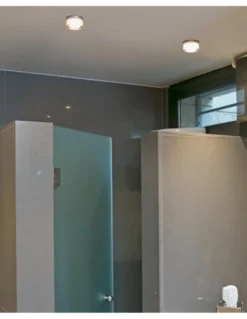 Plafón de techo Ebba – Faro – Lámpara de baño, LED 3000K, Ø 7 cm