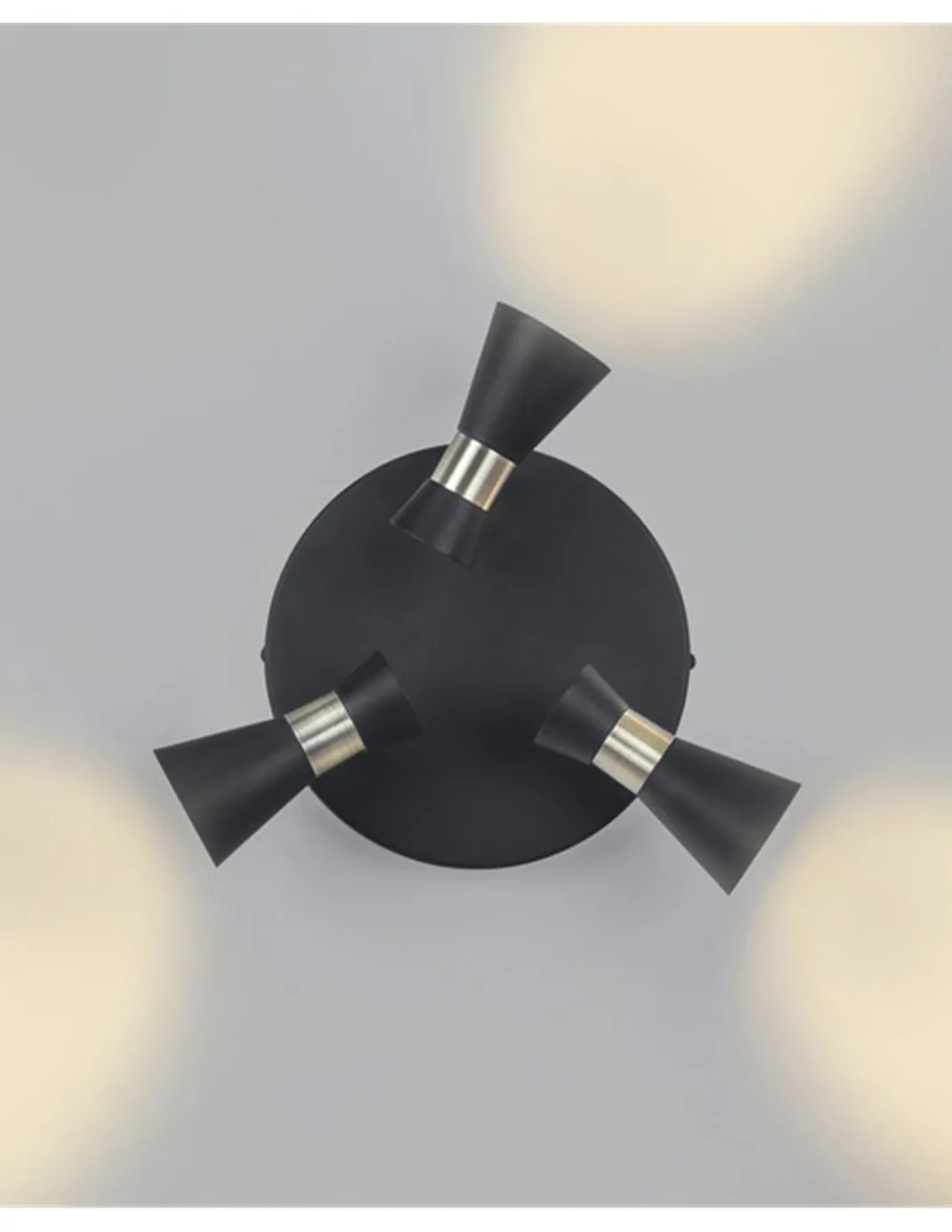 Plafón de techo Eufo - FORLIGHT - Lámpara circular con 3 focos orientables