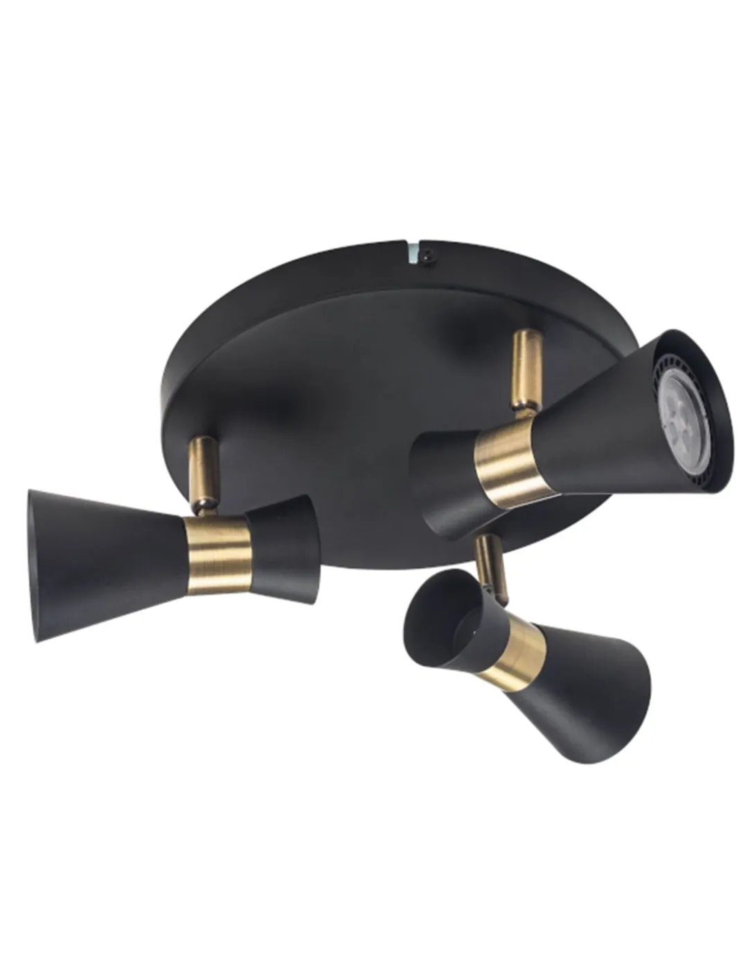 Plafón de techo Eufo - FORLIGHT - Lámpara circular con 3 focos orientables