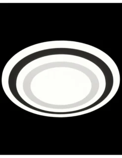 Plafón de techo Galet – AJP – Lámpara minimalista redonda LED, Ø 40 cm