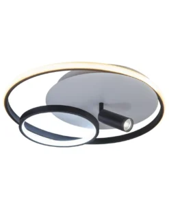 Plafón de techo Garona - AJP – Lámpara minimalista LED regulable