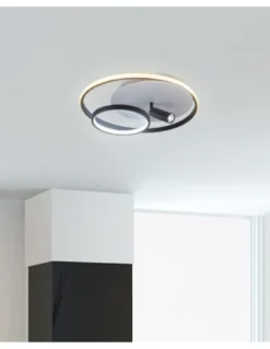 Plafón de techo Garona - AJP – Lámpara minimalista LED regulable