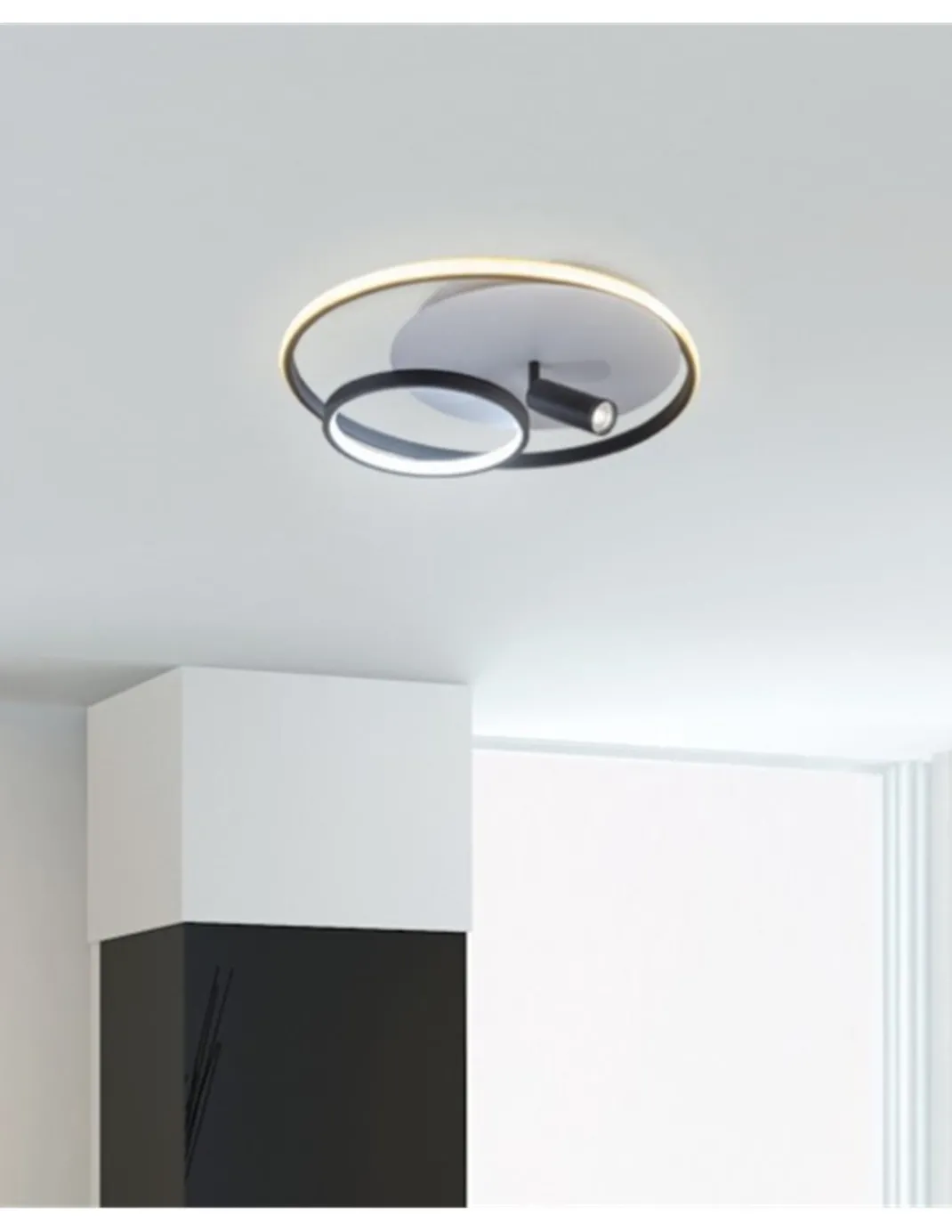 Plafón de techo Garona - AJP – Lámpara minimalista LED regulable