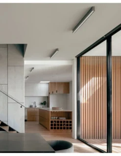 Plafón de techo Hanok – Mantra – Plafón de diseño longitudinal, 40/120 cm, LED 3000/4000K