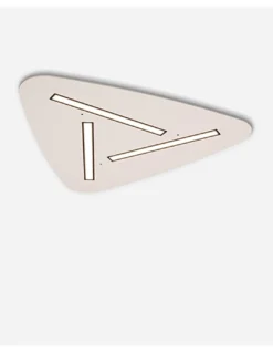 Plafón de techo LED Liwi - Luz Negra - Plafón LED original de diseño moderno, fina madera contrachapada