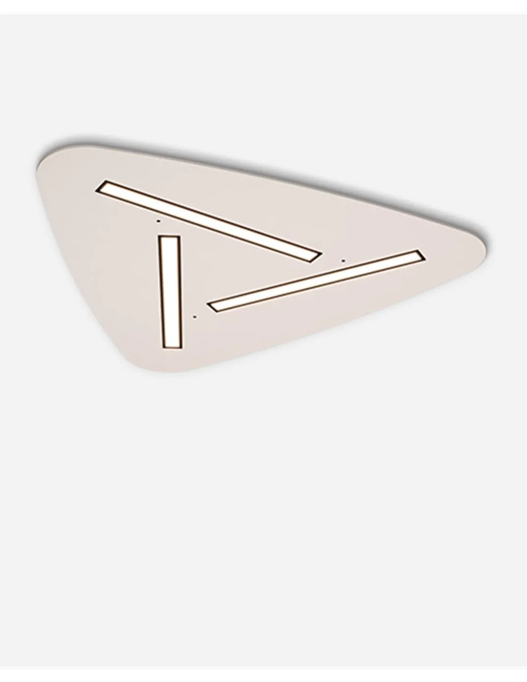 Plafón de techo LED Liwi - Luz Negra - Plafón LED original de diseño moderno, fina madera contrachapada