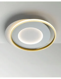 Plafón de techo Limbos – Schuller – Lámpara decorativa minmalista, disponible en dorado o negro