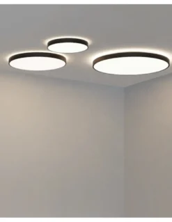 Plafón de techo Lisboa - ACB - Lámpara LED redonda con luz indirecta decorativa