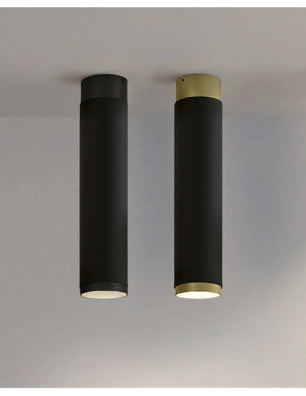 Plafón de techo Lux - ACB - Foco LED cilíndrico alargado de superficie