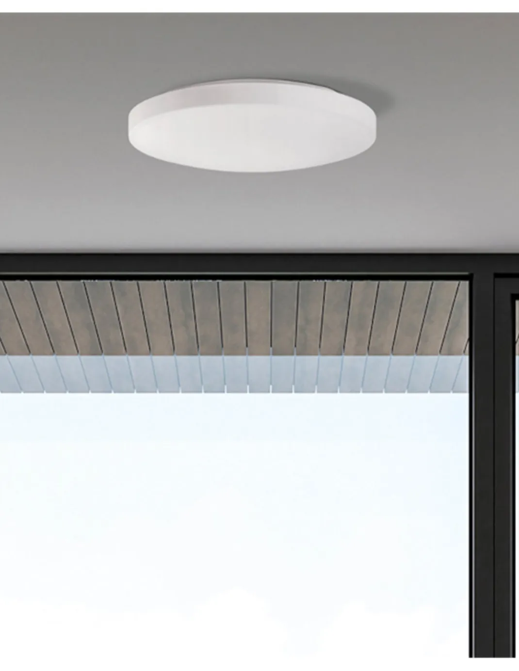 Plafón de Techo Moon - ACB - Plafón circular blanco para baño