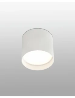 Plafón de techo Natsu - Faro - Foco blanco de superficie