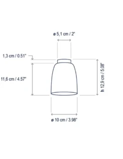 Plafón de techo Nut – Bover – Lámpara de exterior IP54, Regulable LED Triac