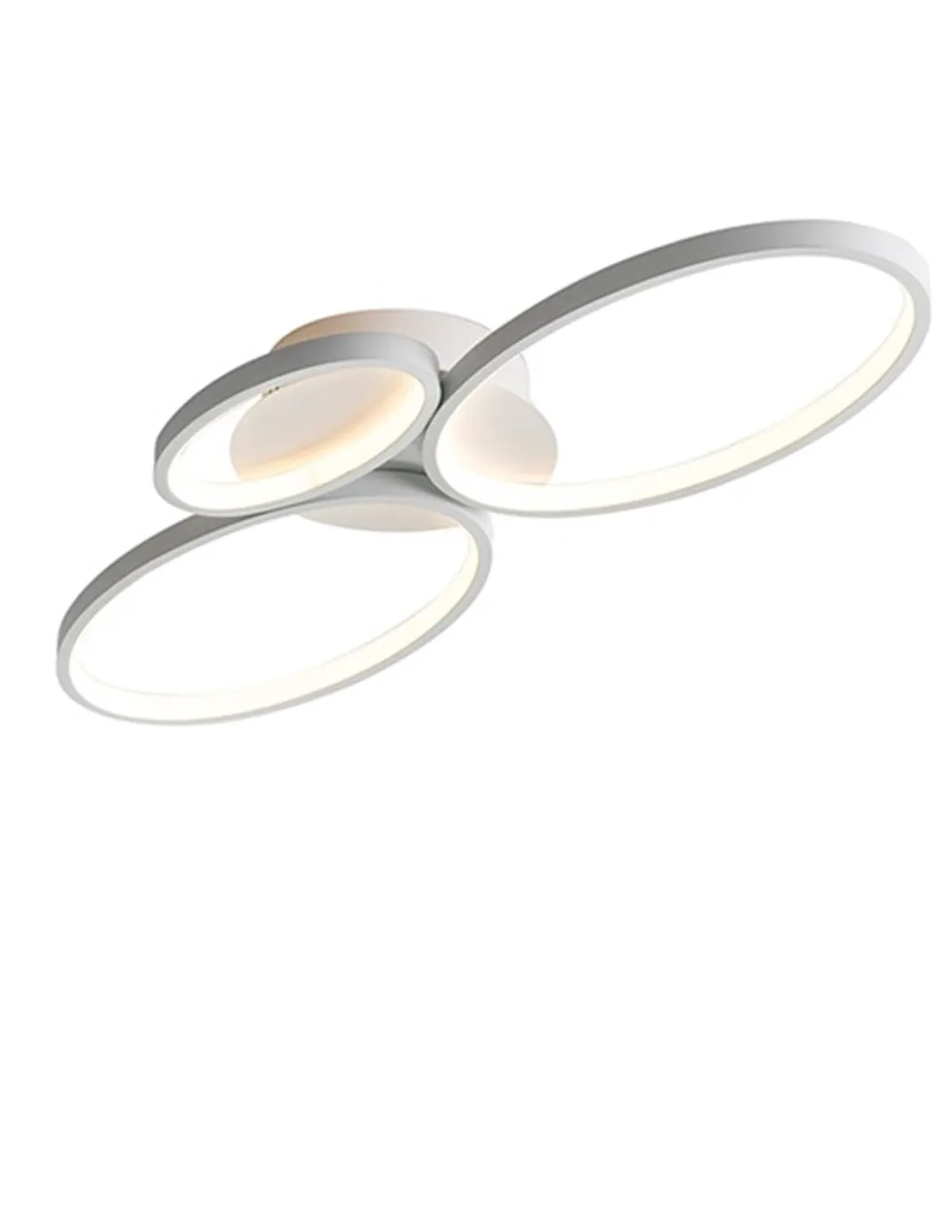 Plafón de techo Sios – Schuller – Lámpara LED blanca, diseño minimalista