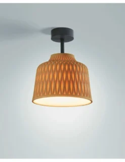 Plafón de techo Soft – Bover – Lámpara de exterior de silicona, Disponible en 3 acabados, Diámetro: 30 cm
