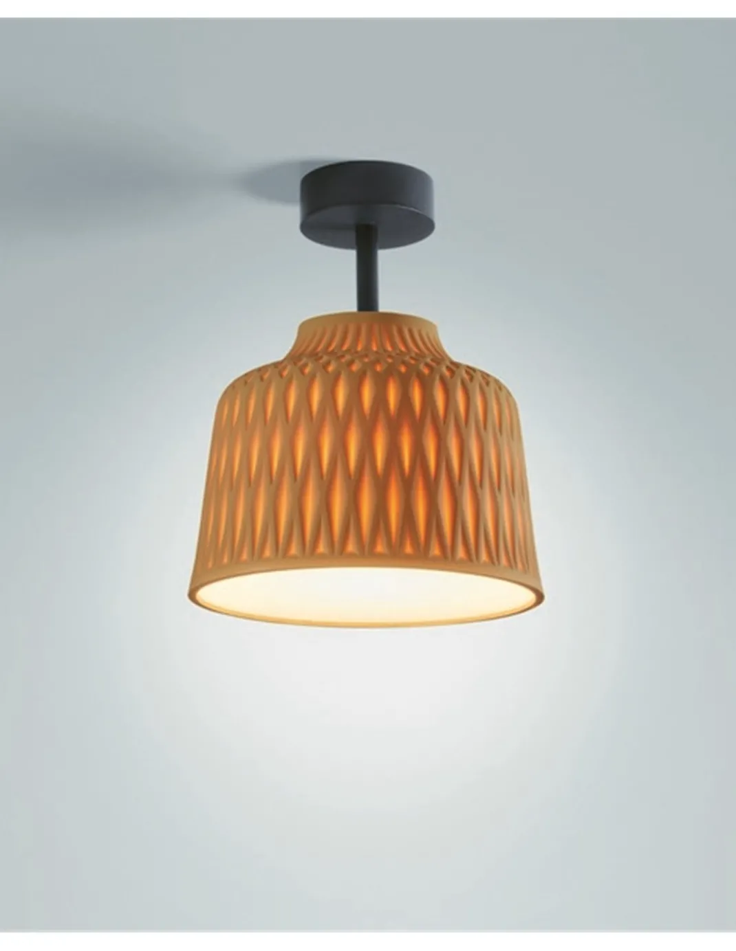 Plafón de techo Soft – Bover – Lámpara de exterior de silicona, Disponible en 3 acabados, Diámetro: 30 cm