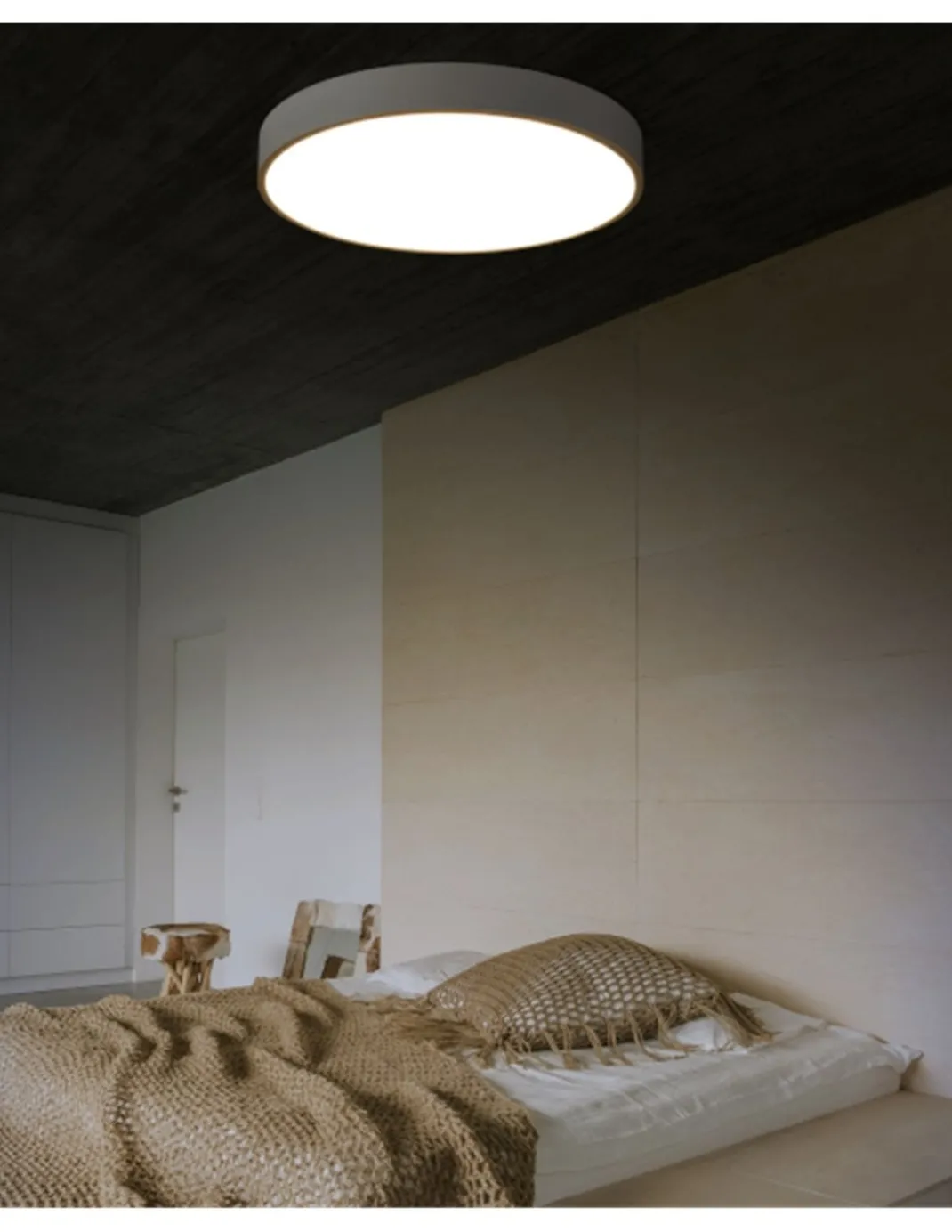 Plafón de techo Stac – FORLIGHT – Lámpara de superficie blanca, LED PRO 4000K, 2 tamaños: 40 cm / 60 cm