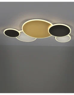 Plafón de techo Umbra – Schuller – Lámpara LED regulable, diseño minimalista