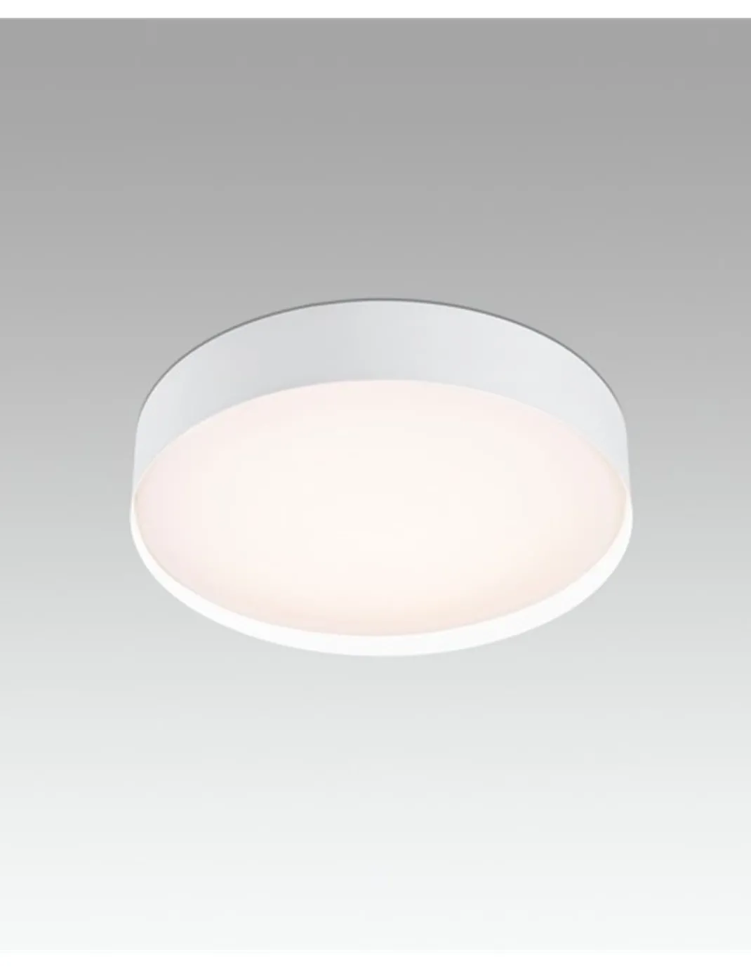 Plafón de techo Vuk - Faro - Lámapra para baño redonda (IP44)