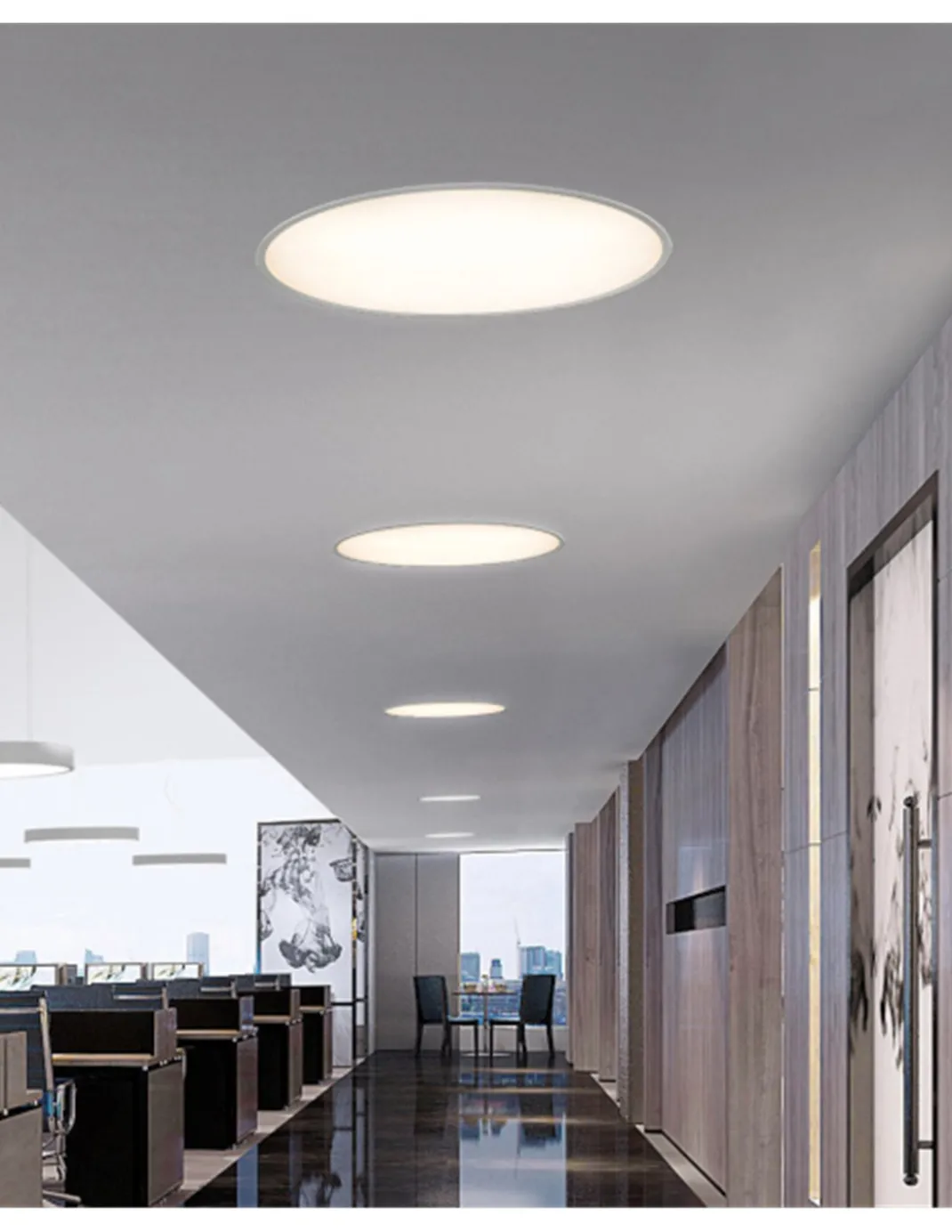 Plafón empotrable Isia - ACB - Panel LED circular empotrable