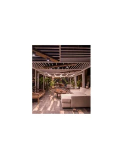 Plafón Tami - Faro - Aplique negro de exterior 12W
