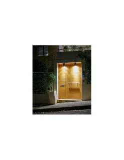 Plafón Tami - Faro - Aplique negro de exterior 12W