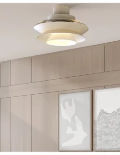 Plafón ventilador con luz Aconcagua - Mantra - Lámpara ventilador decorativo de diseño moderno