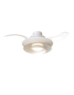 Plafón ventilador con luz Aconcagua - Mantra - Lámpara ventilador decorativo de diseño moderno